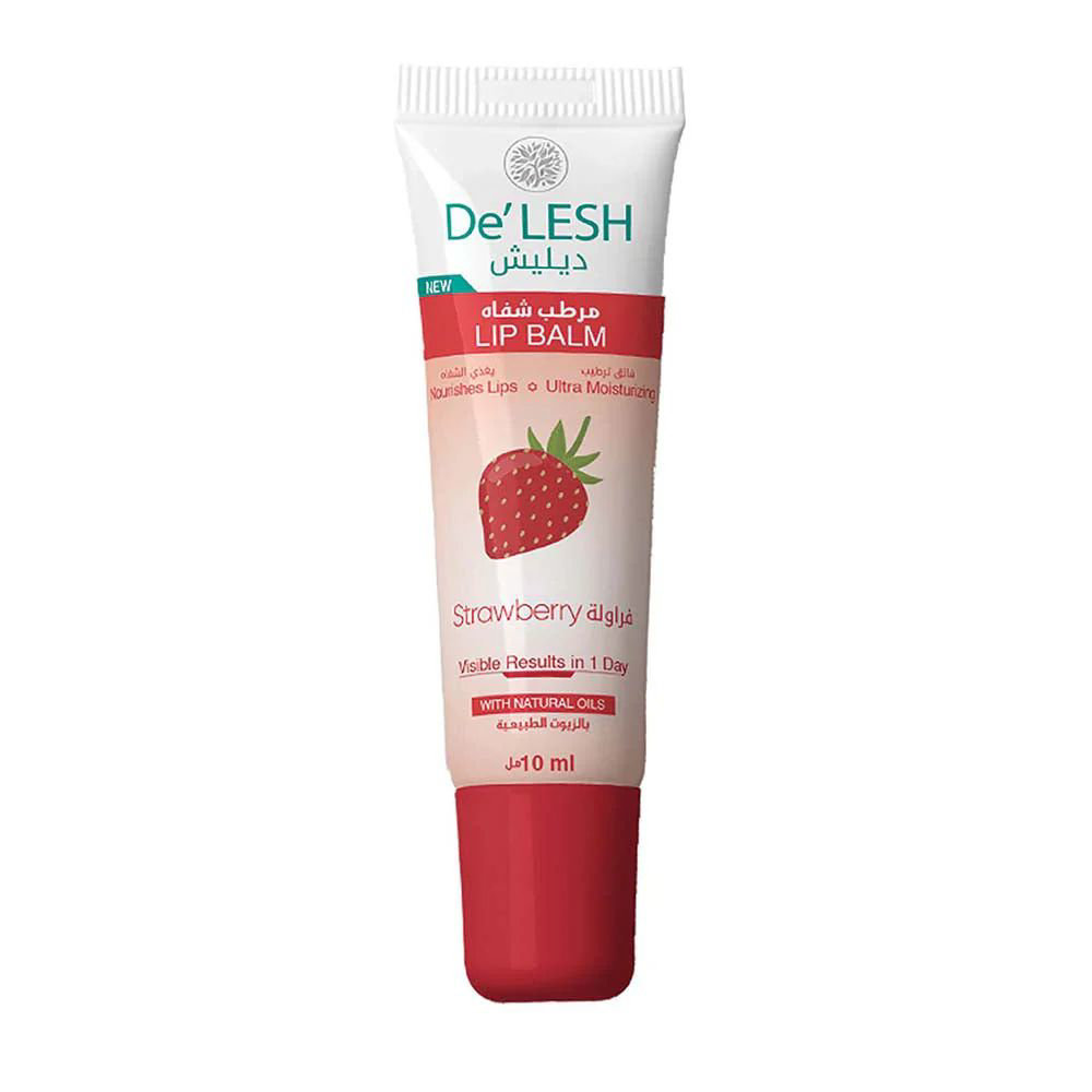 Picture of De'lesh Strawberry Lipbalm Tube 10ml