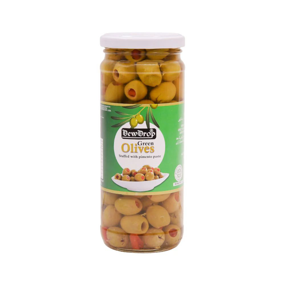Picture of Dewdrop Green Stuffed Olive 440gm