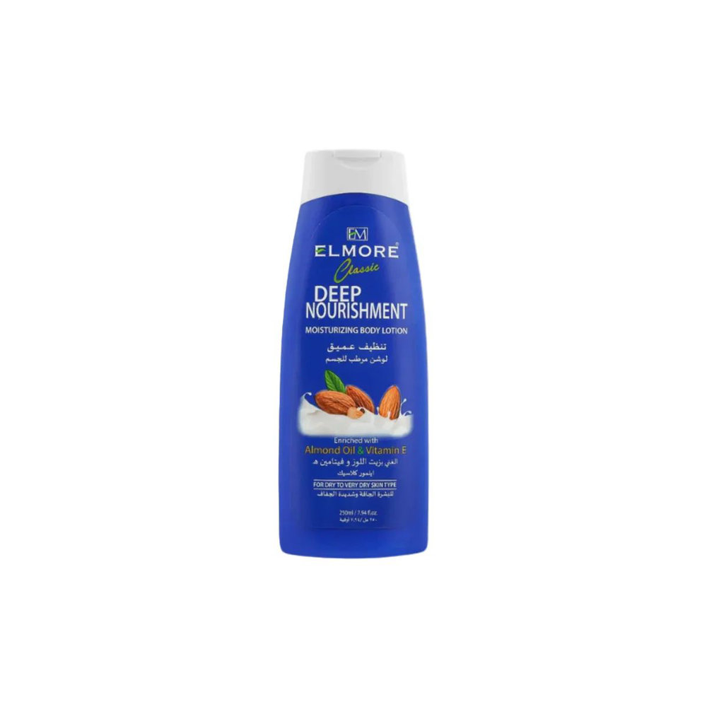 Picture of Elmore Classic Almond Oil & Vitamin E Moisturizing Body Lotion 240ml