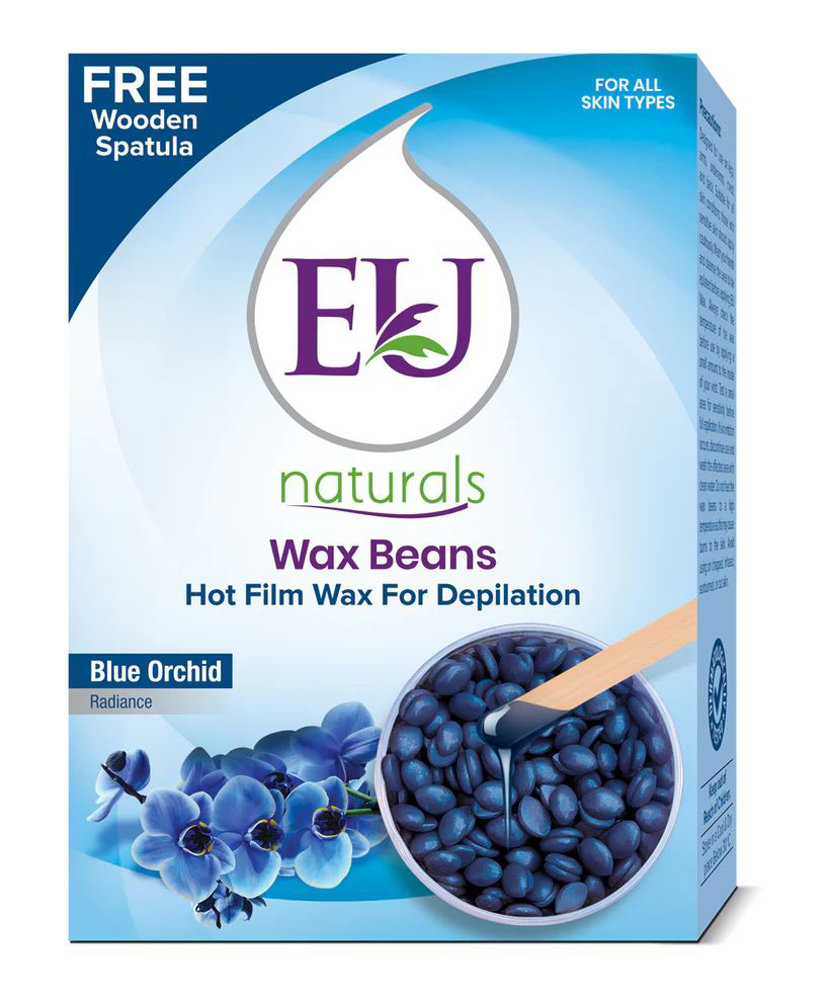 Picture of Eu Natural Blue Orchid Radiance Hair Wax Beans 100gm