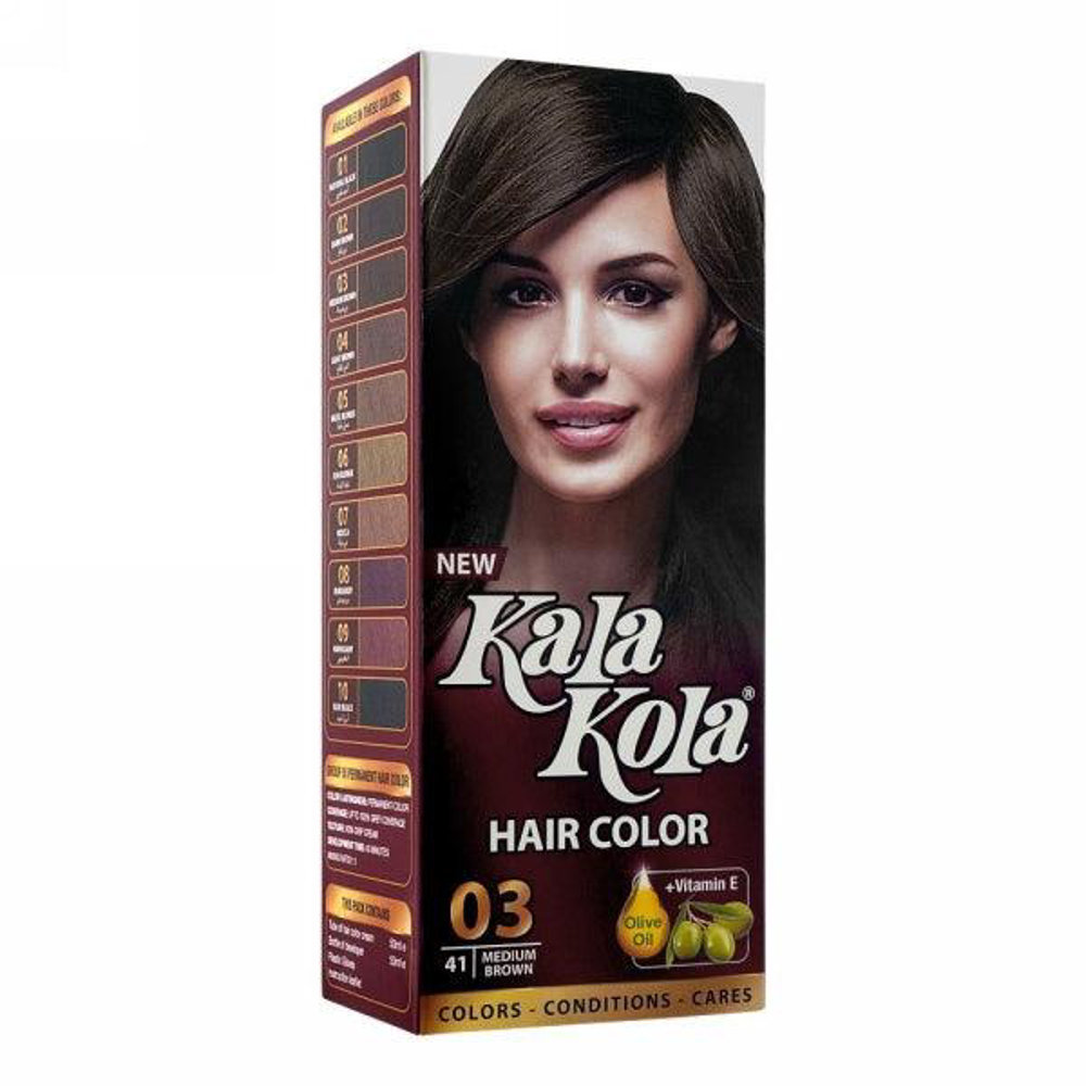 Picture of Kalakola Hair Colour Medium Brown 03 100ml