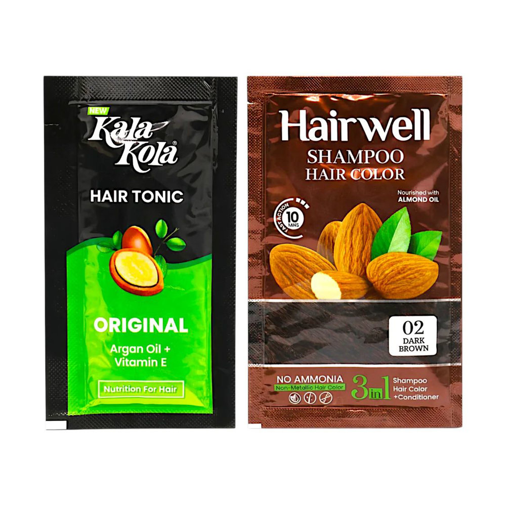 Picture of Kalakola Hair Well Shampoo Hair Color Dark Brown 02 25ml