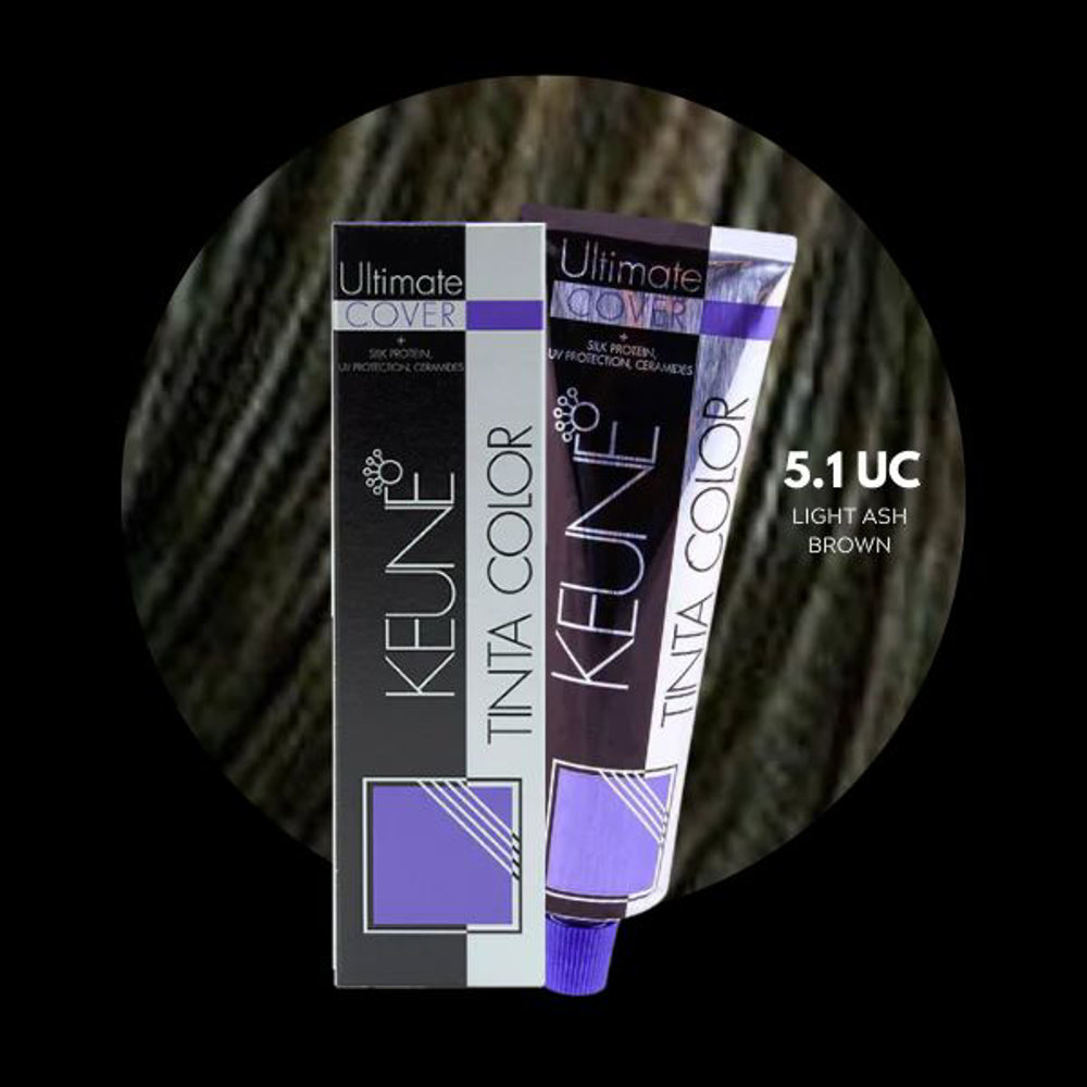 Picture of Keune Tinta Hair Color Light Ash Green Brown 5.19 60ml