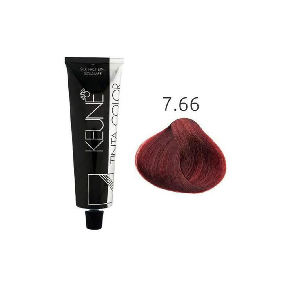 Picture of Keune Tinta Hair Color Medium Intense Red Blonde 7.66 60ml