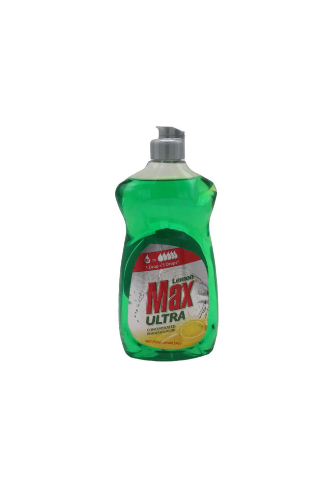 Picture of Lemon Max Ultra Concentrated Dishwash Liquid Green 500ml