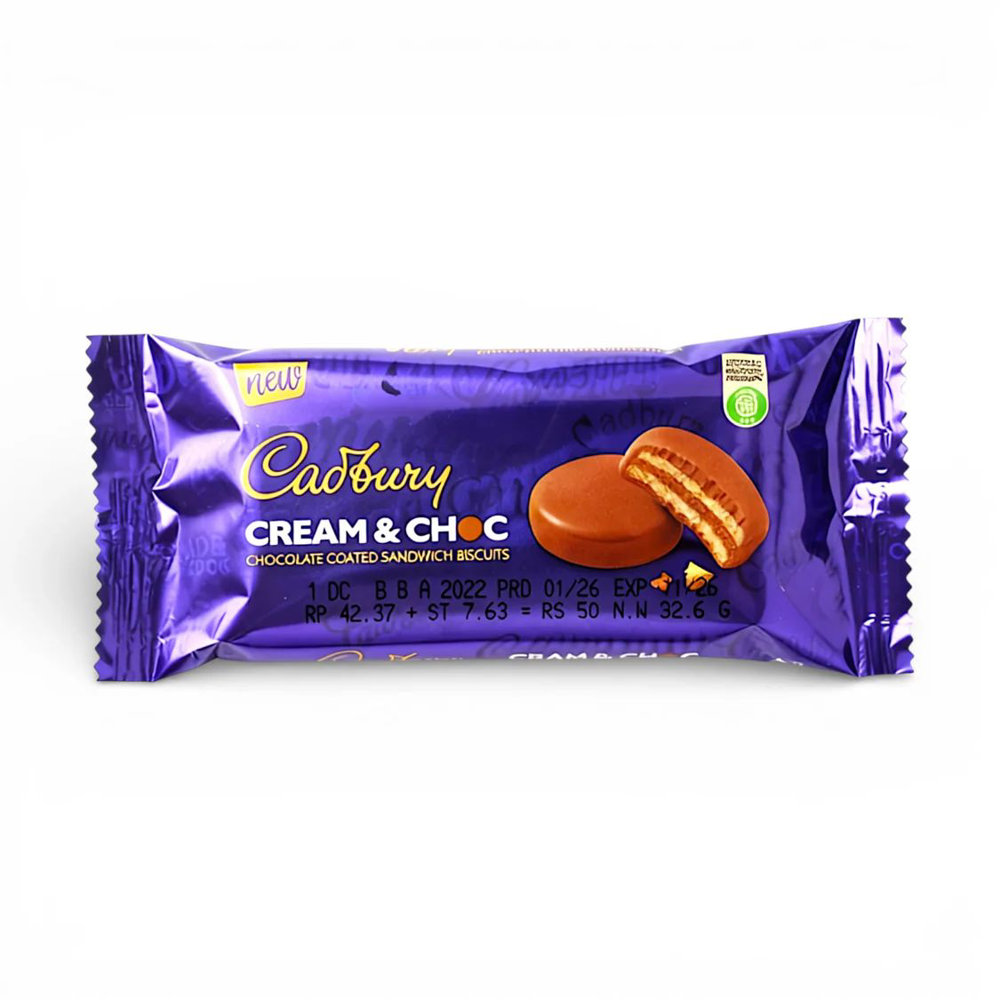 Picture of Lu Cadbury Cream & Choc Sandwich 32gm