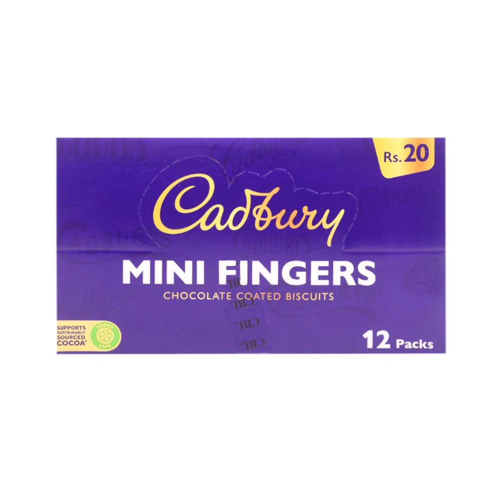 Picture of Lu Cadbury Mini Fingers Coated Biscuits 11gm