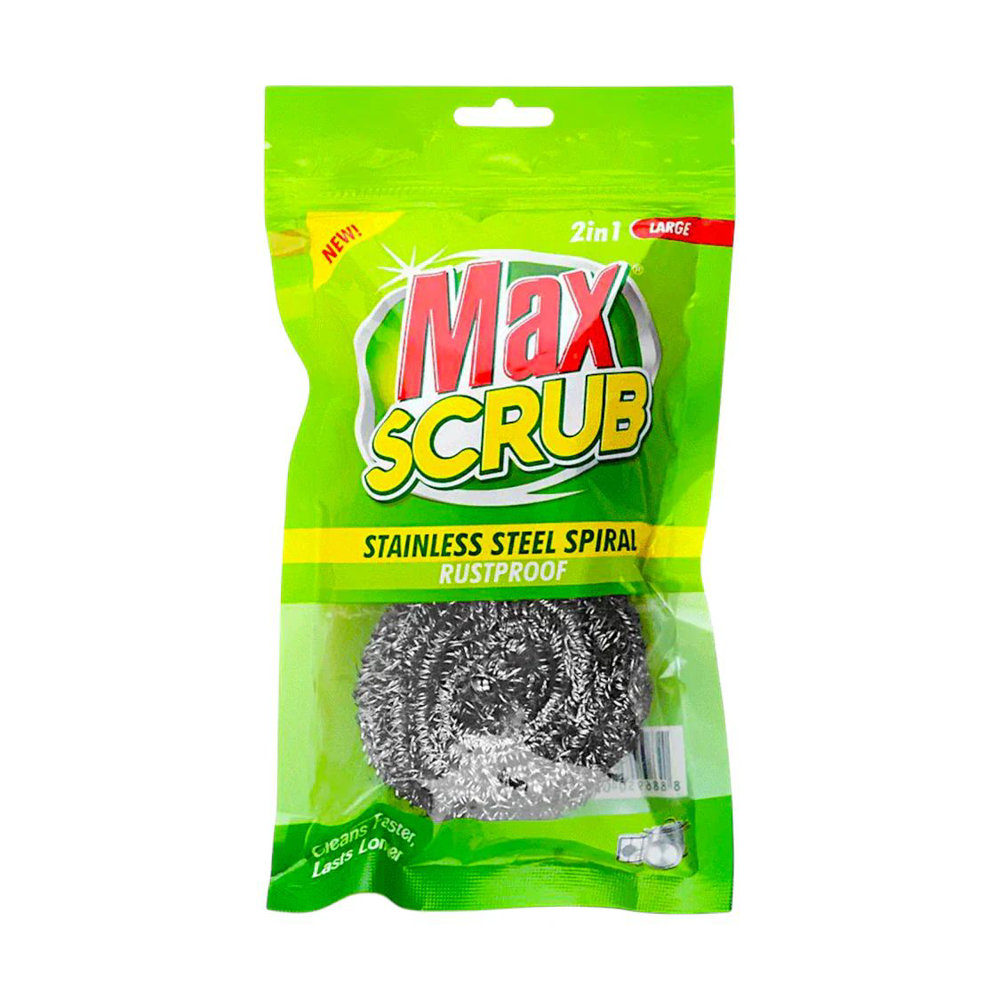 Picture of Max Scrub Stainless Steel Spiral Large (2 In 1)