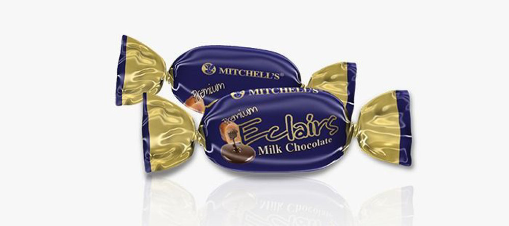 Picture of Mitchells Eclairs Milk Chocolate 5gm
