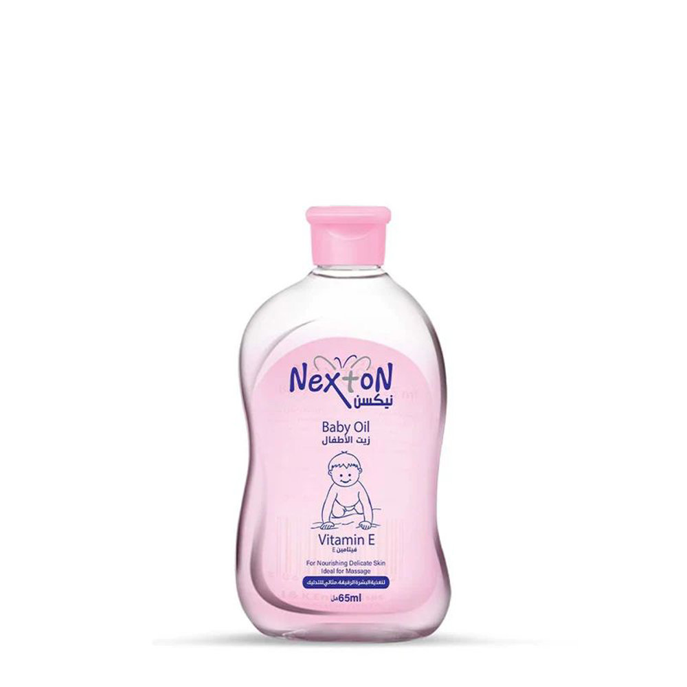 Picture of Nexton Vitamin E Pink Baby Oil 125ml
