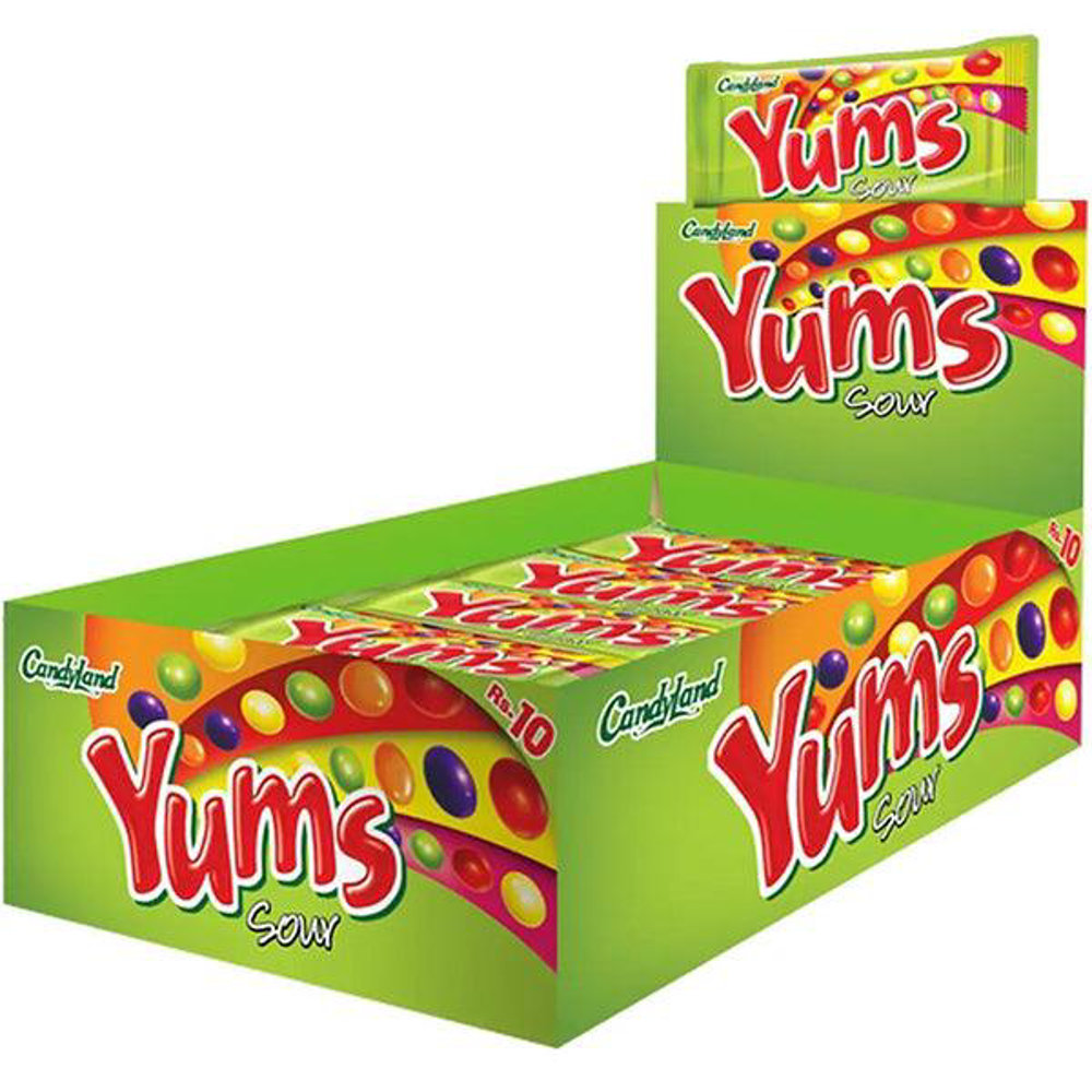 Picture of Candyland Yums Sour Chews 8gm