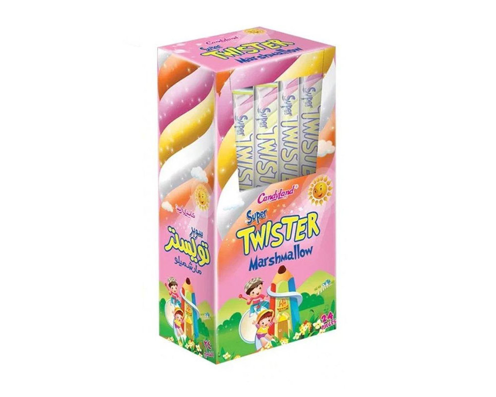 Picture of Candyland Super Twister Marshmallow 7 Gm