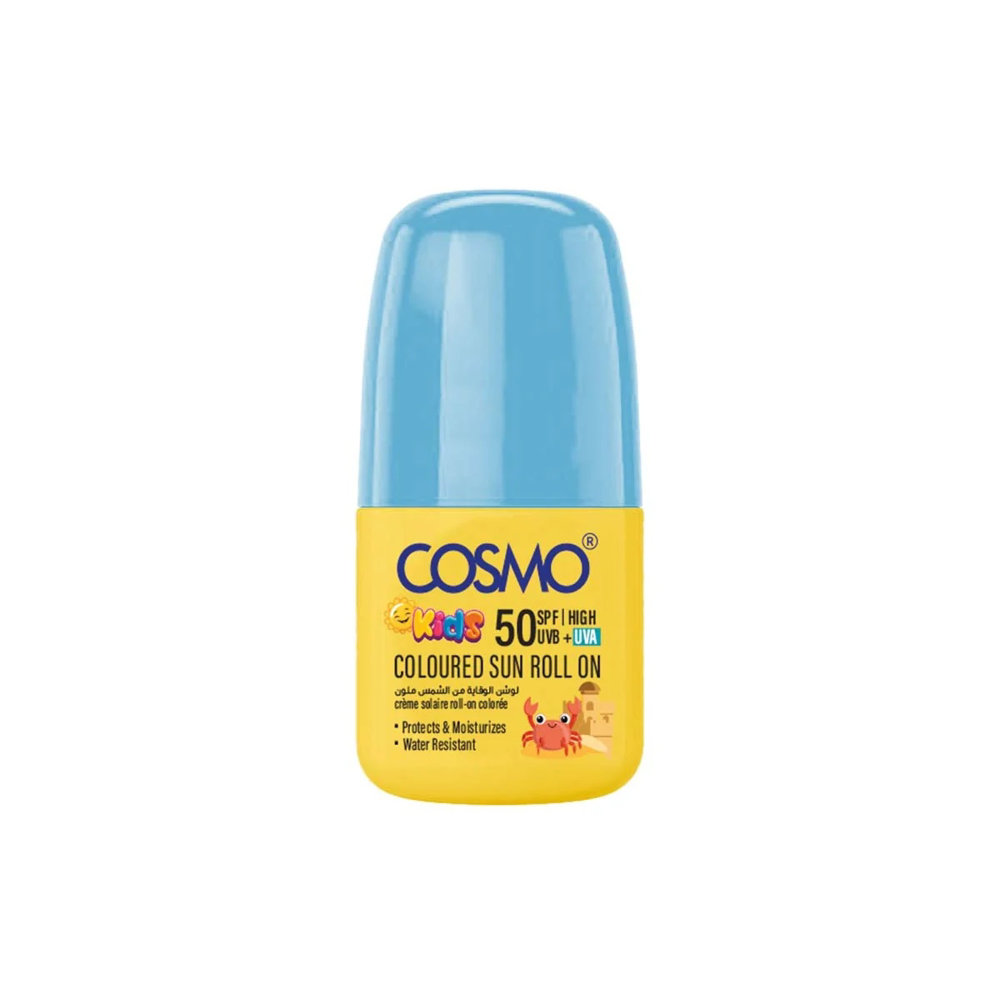Picture of Cosmo 50 Spf Uvb+uva Coloured Sun Rollon Kids (white Btl) 50ml