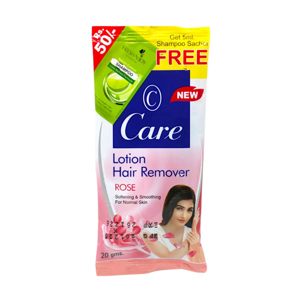 Picture of Care Lotion And Hair Remover Rose 20g