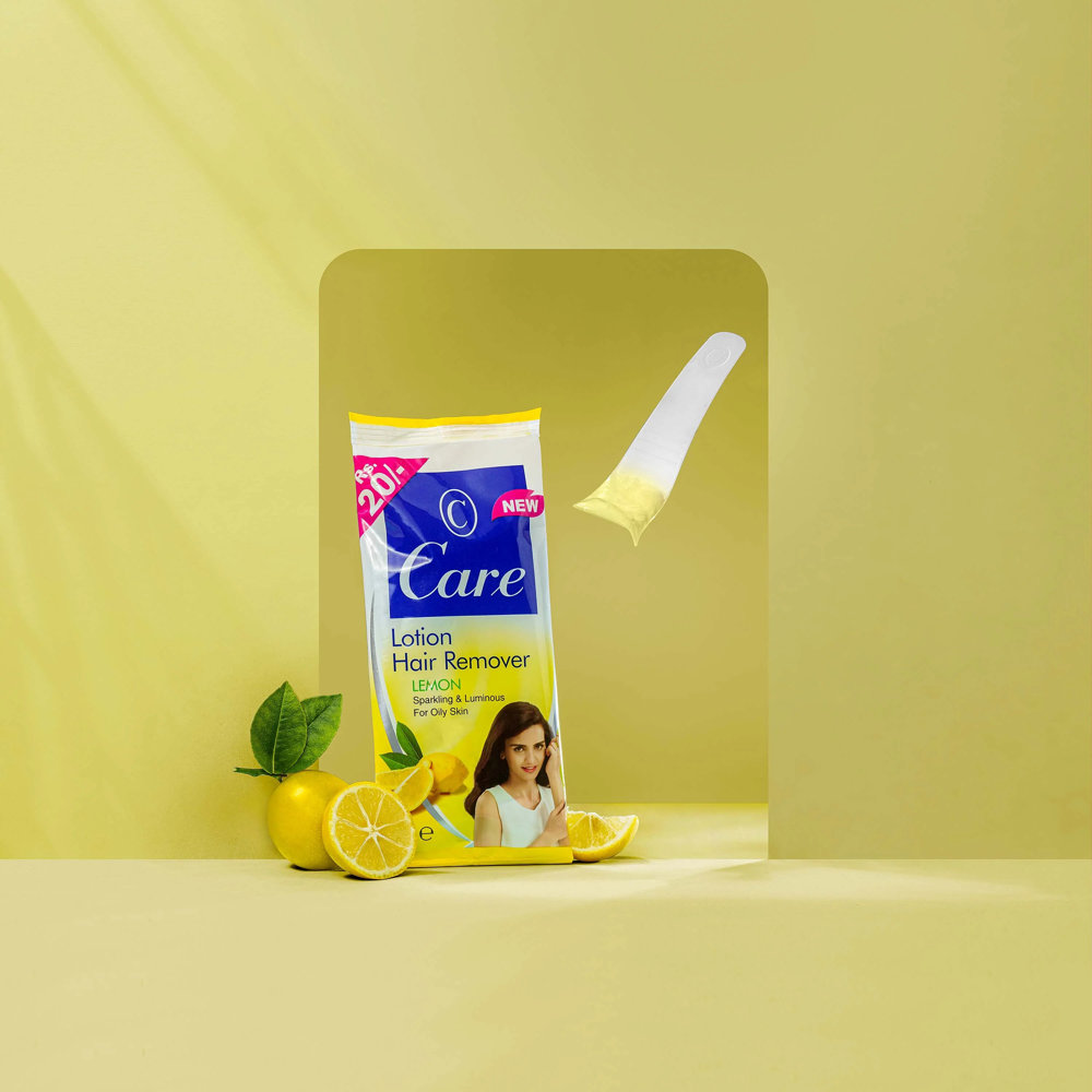 Picture of Care Lemon Lotion Hair Remover 120g