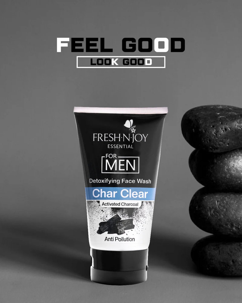Picture of Fresh.n.joy Activated Charcoal Detoxifying Face Wash 120ml