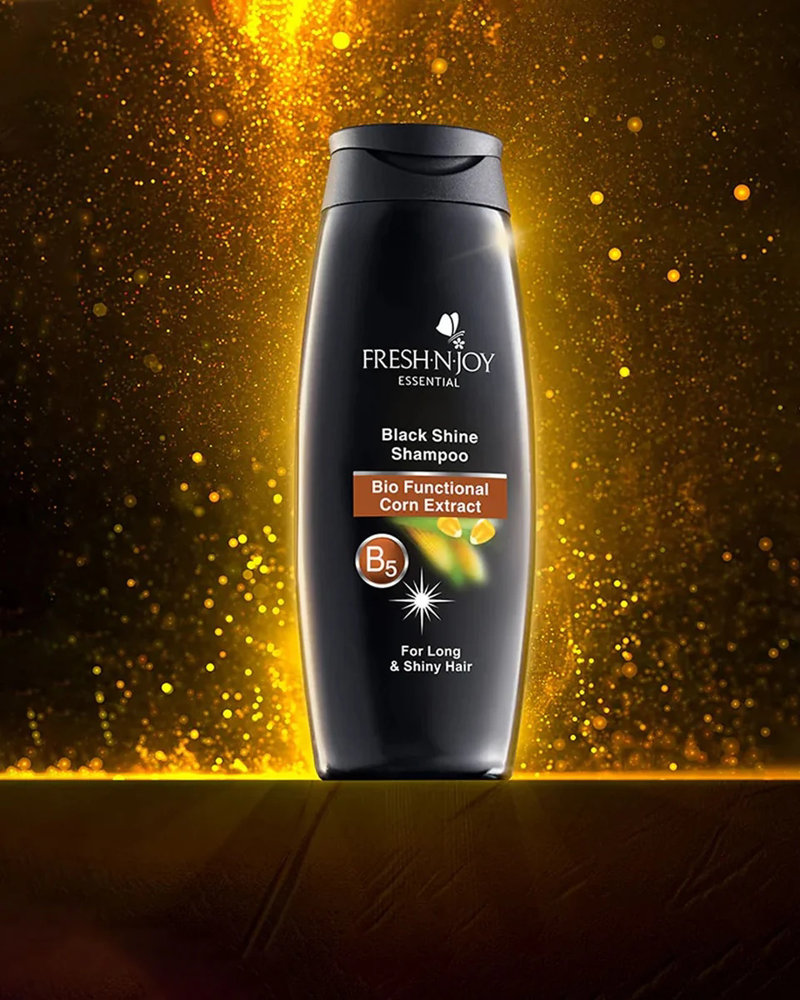Picture of Fresh.n.joy Bio Functional Corn Extract Black Shine Shampoo 400ml