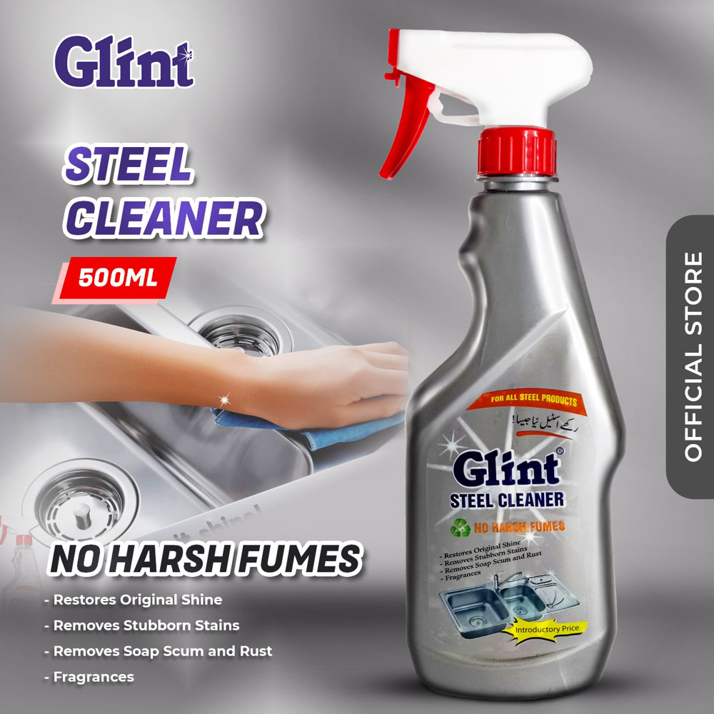 Picture of Glint Steel Cleaner Spray Bottle 500ml