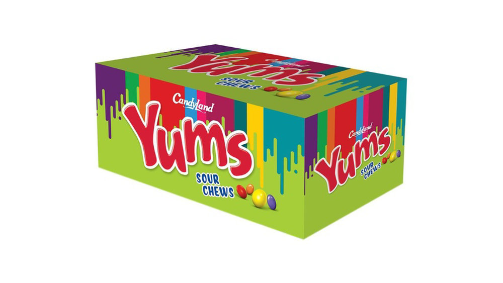 Picture of Candyland Sour Chews Yums 30 Gm