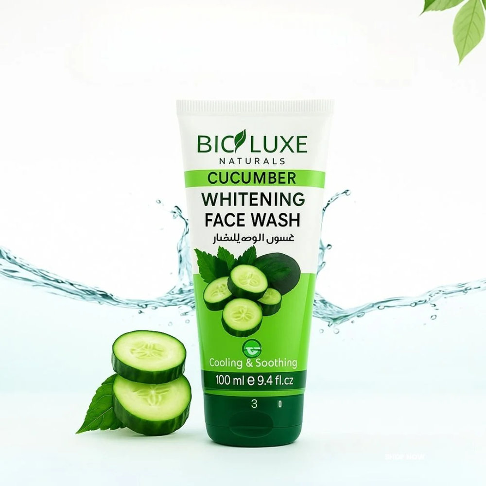 Picture of Bioluxe Natural Cucumber Whitening Face Wash 100ml