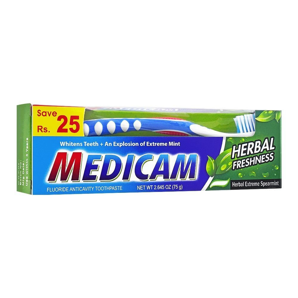 Picture of Medicam Herbal Freshness Toothpaste 75gm