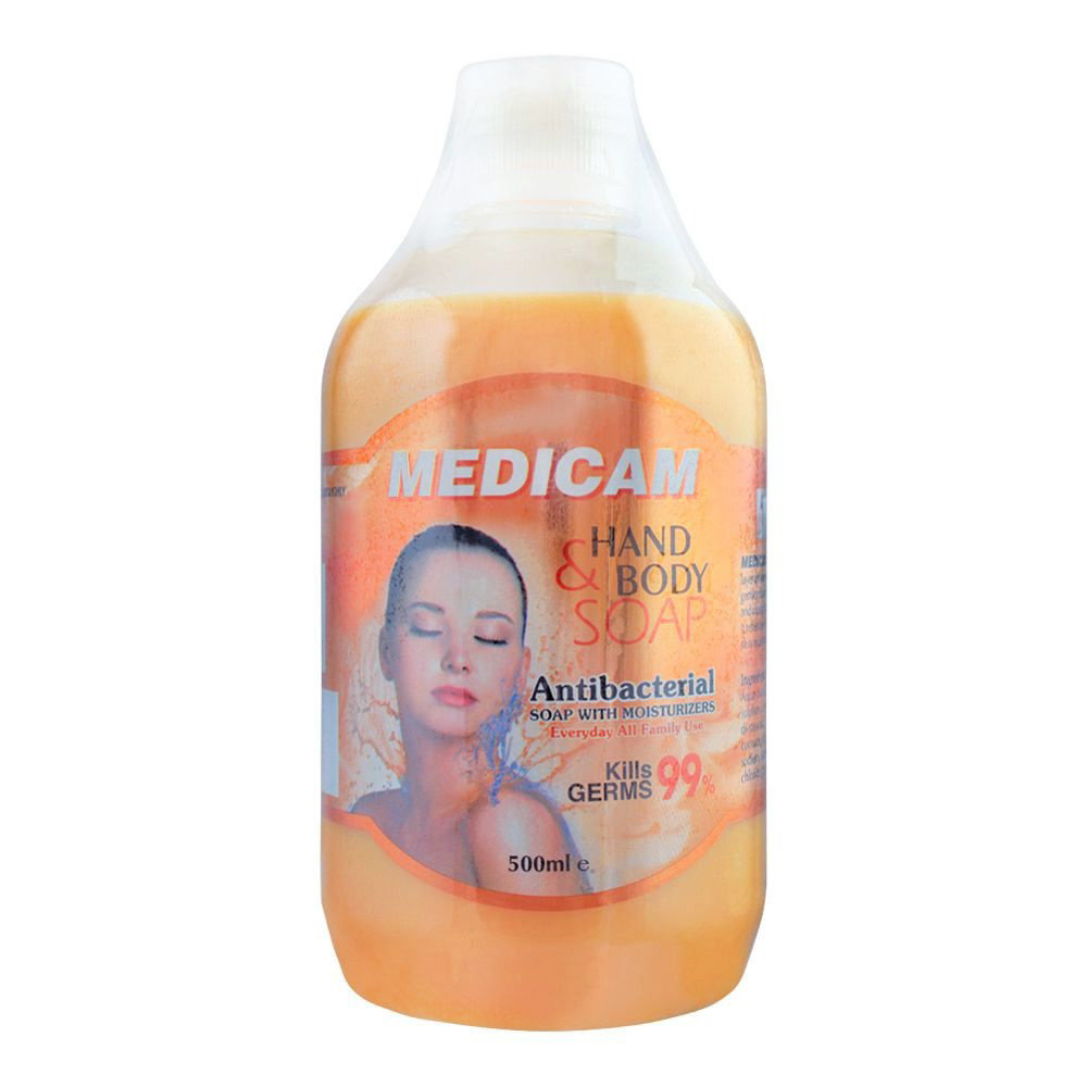 Picture of Medicam Antibacterial Hand And Body Soap 500ml