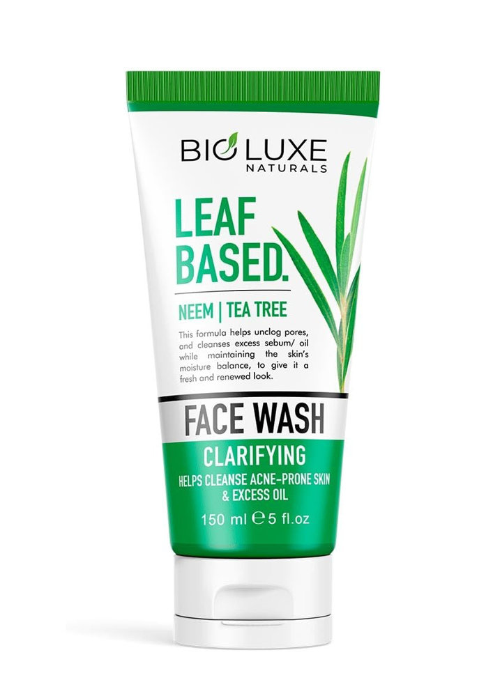 Picture of Bioluxe Natural Leaf Based Neem Tea Tree Face Wash 150ml