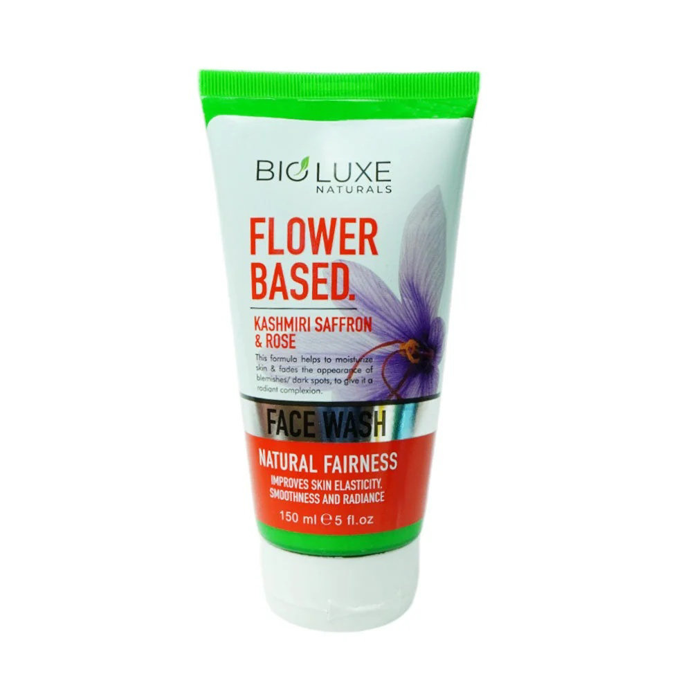 Picture of Bioluxe Natural Flower Based Kashmiri Saffron & Rose Face Wash 150ml