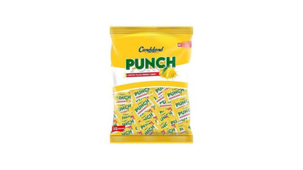 Picture of Candyland Punch Centre Filled Mango Candy 75 Gm