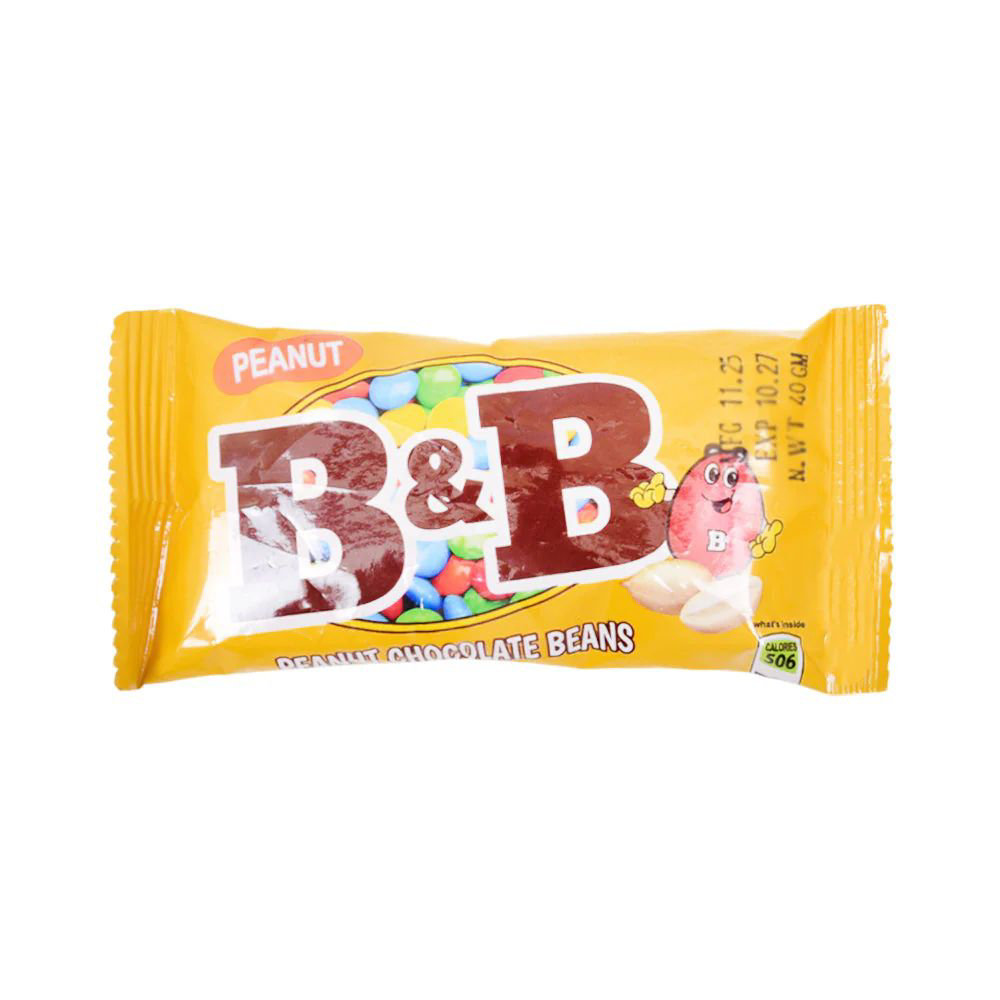 Picture of B&B Peanut Chocolate Beans 40gm