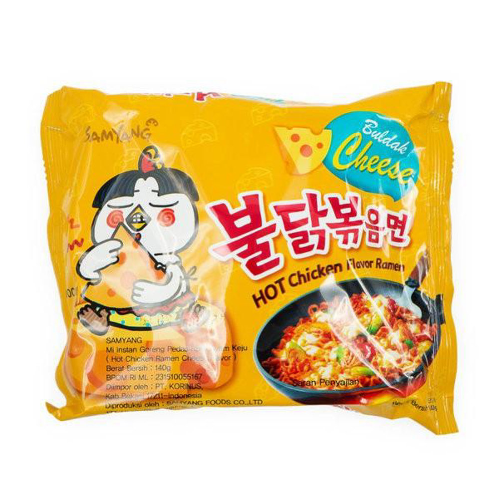 Picture of Buldak Cheese Hot Chicken Flavor Ramen Noodle 140gm