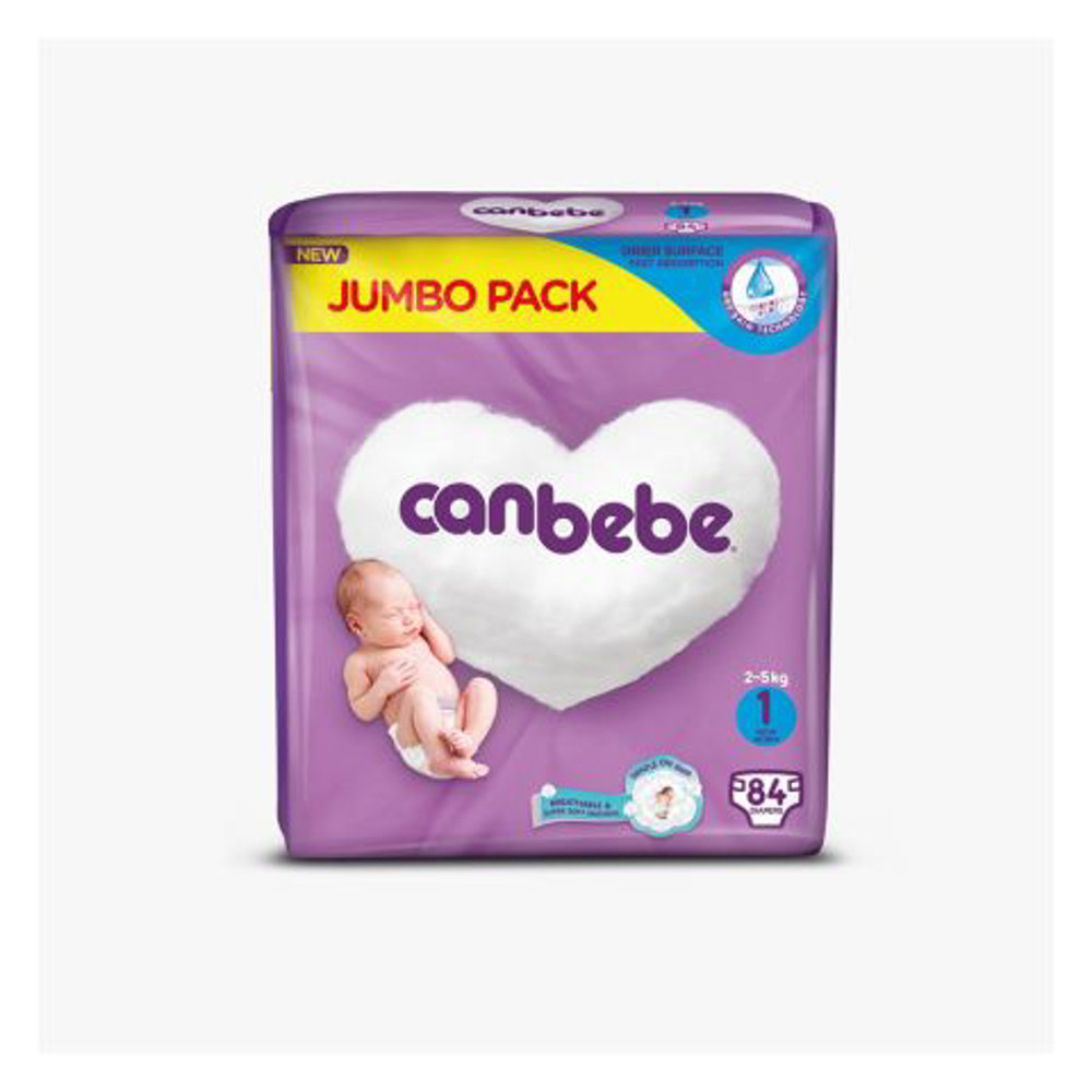 Picture of Canbebe Baby Diaper Maxi Plus 4+ 46pcs