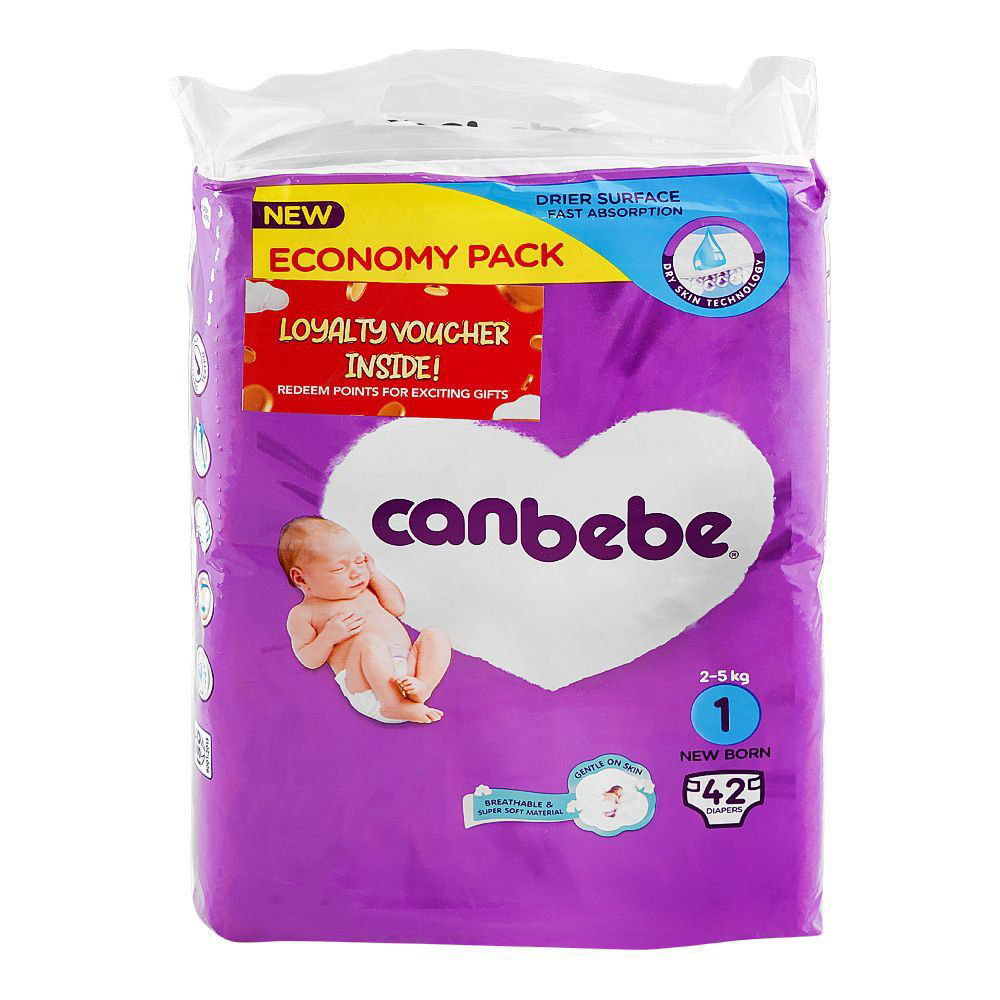 Picture of Canbebe Baby Diaper New Born 1 42pcs