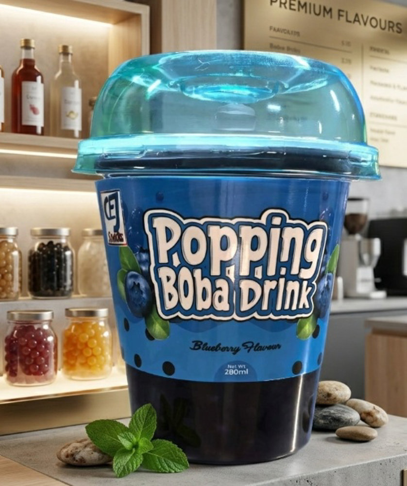 Picture of Daffodils Popping Boba Blueberry Drink 280ml