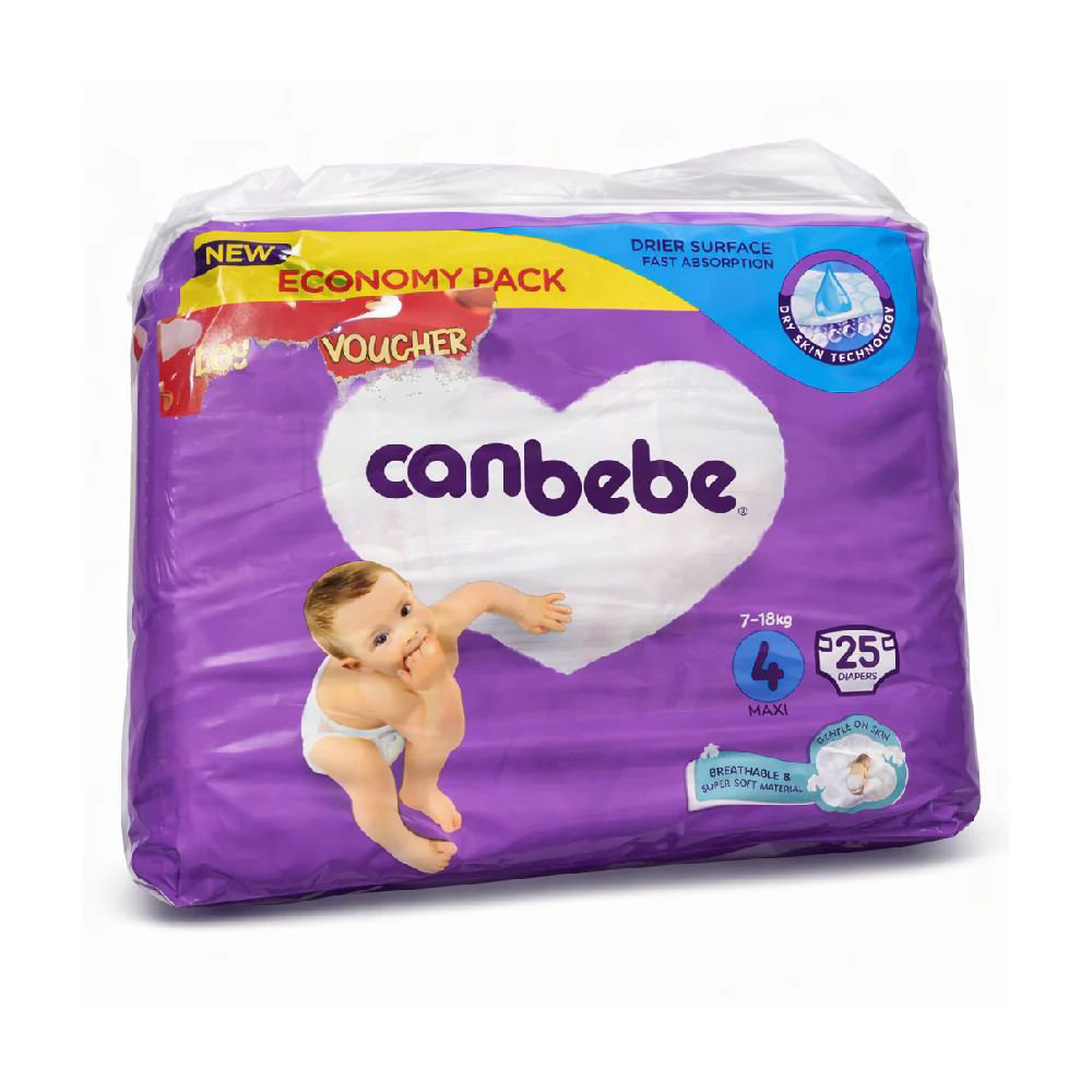 Picture of Canbebe Baby Diaper Maxi 4 25pcs
