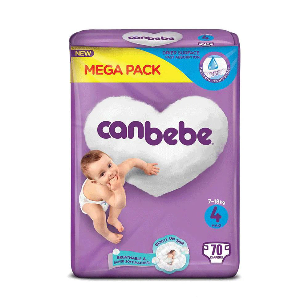 Picture of Canbebe Baby Diaper Maxi 4 70pcs