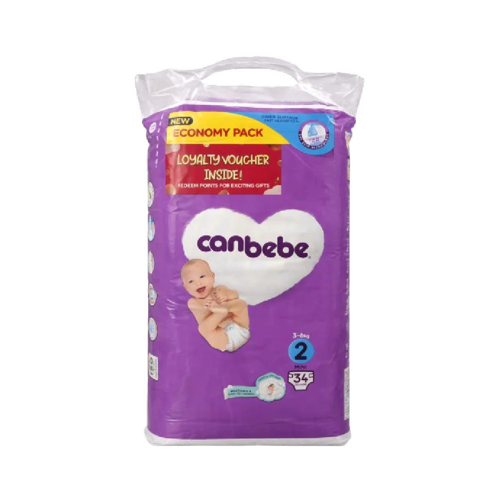 Picture of Canbebe Baby Diaper Mini 2 34pcs