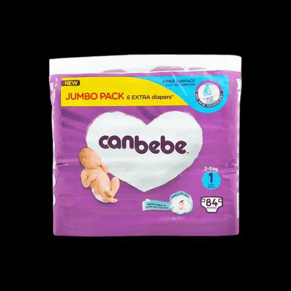 Picture of Canbebe Baby Diaper New Born 1 84pcs