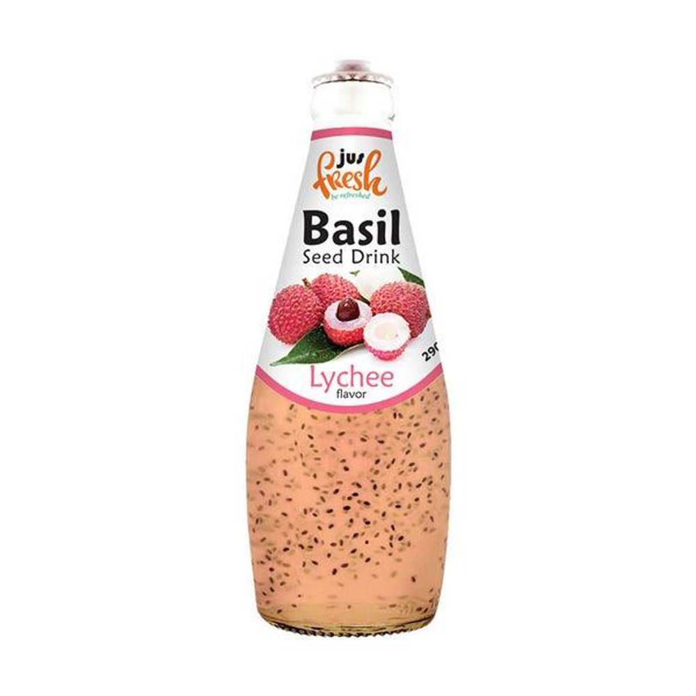 Picture of Eazu Basil Seed Lychee Drink 290ml
