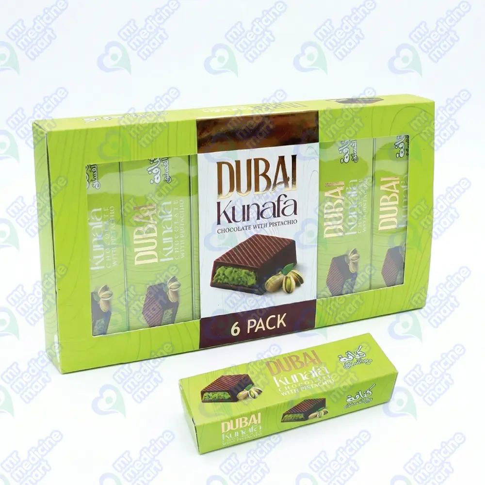 Picture of Dubai Kunafa Chocolate With Pistachio 240gm