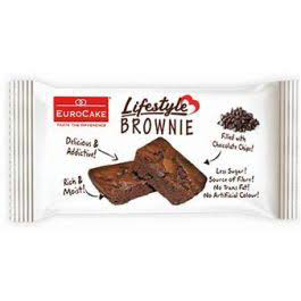 Picture of Euro Bake Chocolate Chip Brownies Cake 40gm