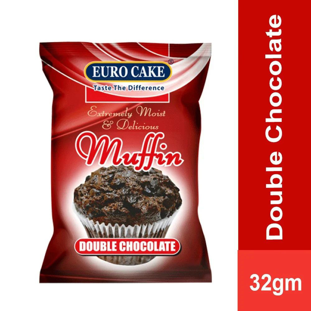 Picture of Euro Bake Double Chocolate Filled Muffin 30gm