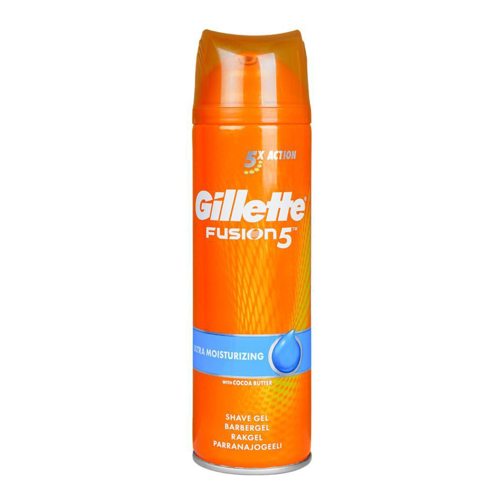 Picture of Gillette Moisturising With Cocoa Butter Shave Gel 5x Action 200ml