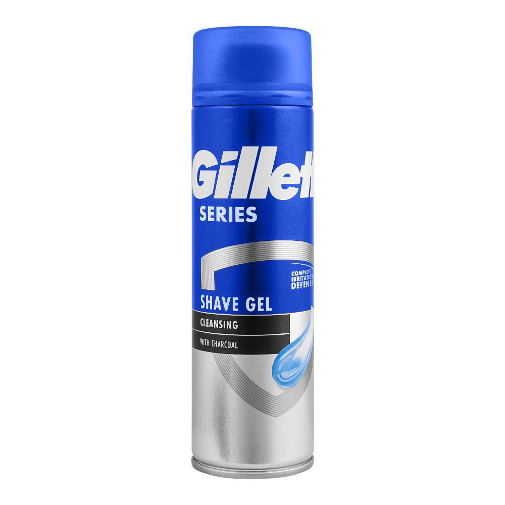 Picture of Gillette Cleansing With Charcoal Shave Gel 200ml