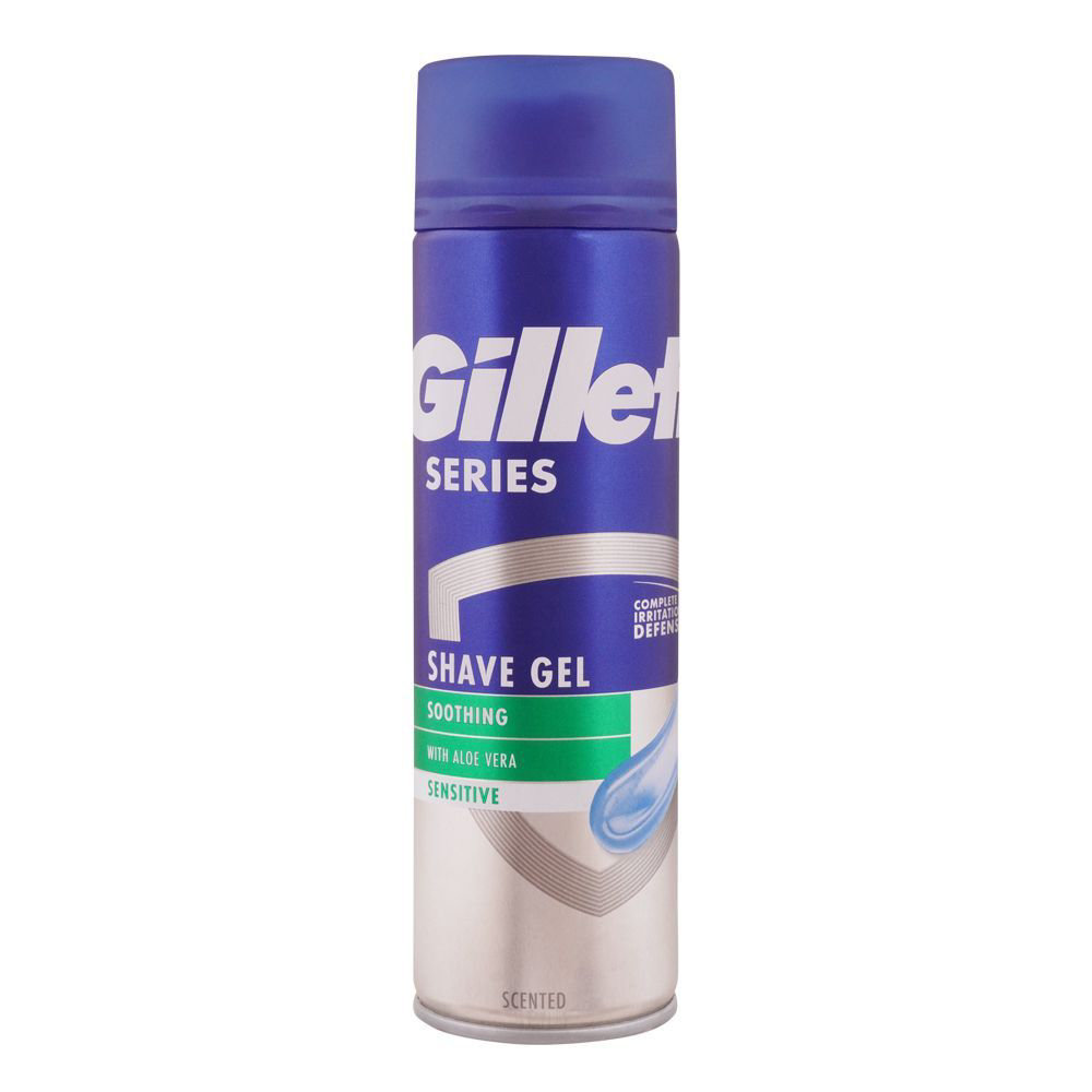 Picture of Gillette Soothing With Aloe Vera Sensitive Shave Foam 200ml