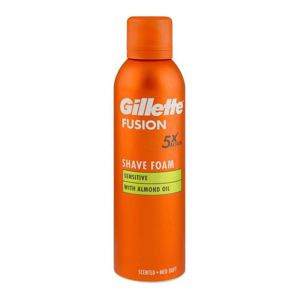 Picture of Gillette Sensitive With Almond Oil Shave Foam 250ml
