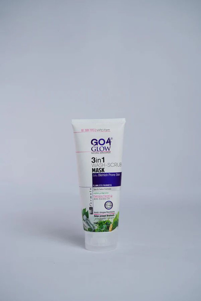 Picture of Go4 Glow 3in1 Wash Scrub Mask 200 Gm