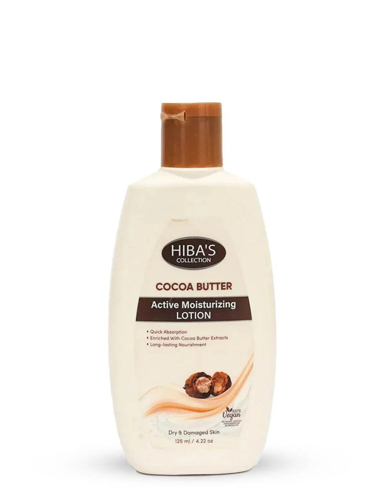 Picture of Hiba's Cocoa Butter Active Moisturizing Lotion 125m