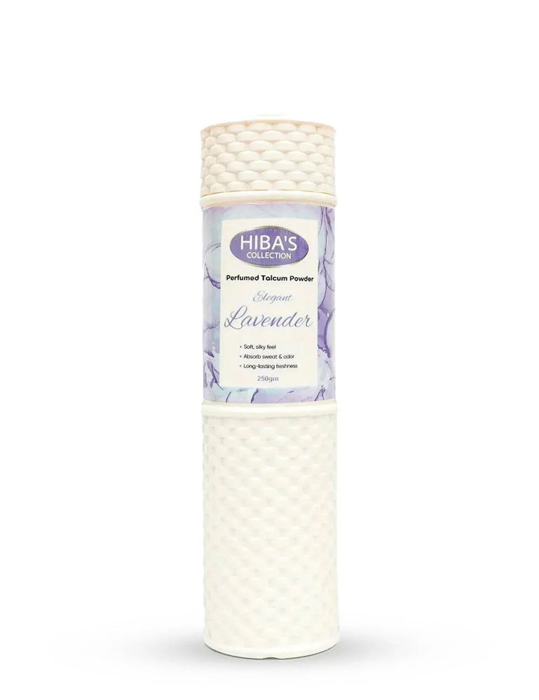 Picture of Hiba's Elegant Lavender Talcum Powder 125 Gm