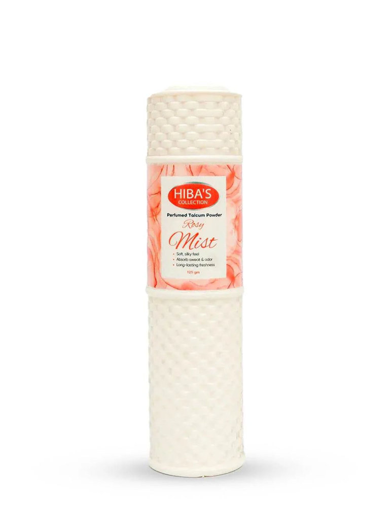 Picture of Hiba's Rosy Mist Talcum Powder 250 Gm